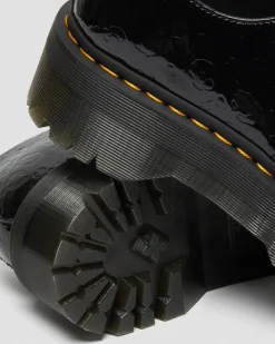Outlet 1461 lakleren platformschoenen met reliëf luipaardprint GIFTS Platform Schoenen|Schoenen