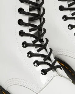 Outlet 1460 Lakleren Veterlaarzen WOMENS Veterlaarzen|Enkellaarzen