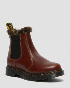 Cheap 2976 Leonore Abruzzo Imitatiebont Gevoerde Chelsea Laarzen GIFTS Chelsea Boots|Laarzen