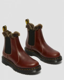 Cheap 2976 Leonore Abruzzo Imitatiebont Gevoerde Chelsea Laarzen GIFTS Chelsea Boots|Laarzen