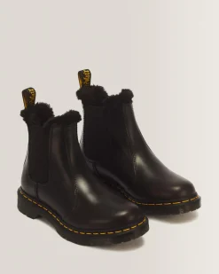 Hot 2976 Leonore Imitatiebont Gevoerde Chelsea Laarzen UNISEX Enkellaarzen|Chelsea Boots