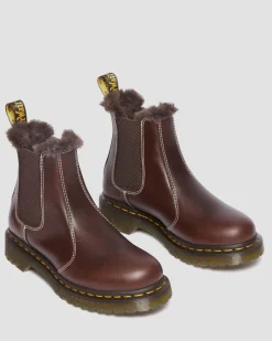 New 2976 Leonore Imitatiebont Gevoerde Chelsea Boots UNISEX Enkellaarzen|Chelsea Boots
