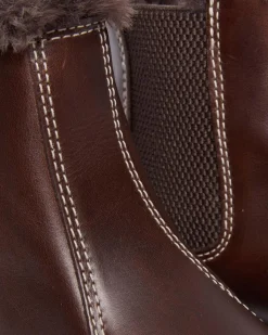 New 2976 Leonore Imitatiebont Gevoerde Chelsea Boots UNISEX Enkellaarzen|Chelsea Boots
