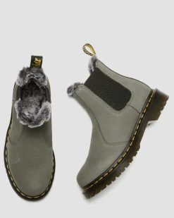 Hot 2976 Leonore Imitatiebont Gevoerde Nubuck Chelsea Boots UNISEX Enkellaarzen|Zachte Leren Laarzen