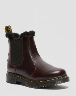 Shop 2976 Leonore Imitatiebont Gevoerde Chelsea Laarzen UNISEX Enkellaarzen|Chelsea Boots