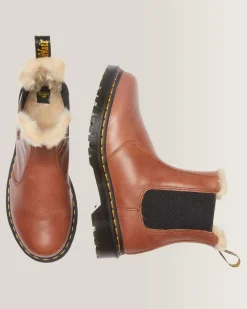 Cheap 2976 Leonore Imitatiebont Gevoerde Chelsea Boots WOMENS Winterlaarzen|Enkellaarzen
