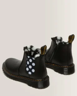 Cheap 2976 Leonore Imitatiebont gevoerde Leren Chelsea Boots voor Kinderen GIFTS Sale Voor Kinderen|Laarzen
