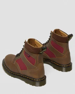 Shop 1460 Made in England Gevoerd Paneel Veterlaarzen UNISEX Heren Sale|Made In England