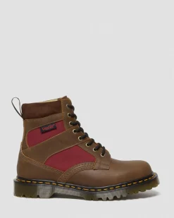 Shop 1460 Made in England Gevoerd Paneel Veterlaarzen UNISEX Heren Sale|Made In England