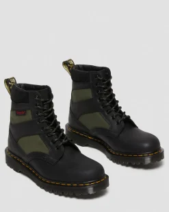 Sale 1460 Made in England Gevoerd Paneel Veterlaarzen UNISEX Heren Sale|Made In England
