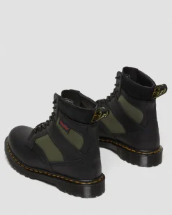 Sale 1460 Made in England Gevoerd Paneel Veterlaarzen UNISEX Heren Sale|Made In England