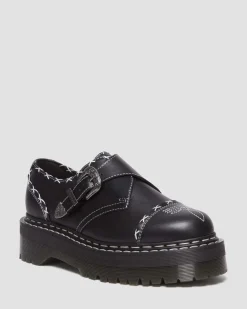 Store Monk Strap Quad Contrasterende Stee Platform Schoenen Nieuw Binnen|Trending Stijlen