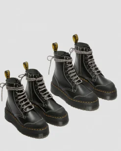 Clearance Moreno Smooth Leather Platform Boots GIFTS Enkellaarzen|Veterlaarzen