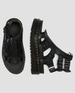 Shop Olson Leren Sandalen met Rits WOMENS Lichte Sandalen|Gladiator Sandalen