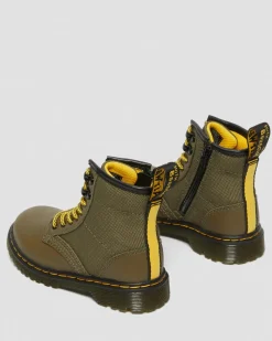 Hot 1460 Panel Leren Veterlaarzen voor Peuters UNISEX Sale Voor Kinderen