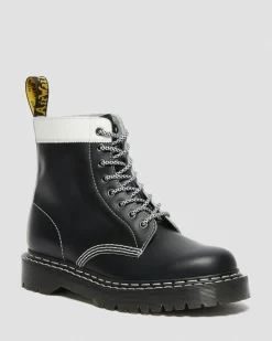 Cheap 1460 Pascal Bex Leren Contrast Veterlaarzen MENS Enkellaarzen|Veterlaarzen