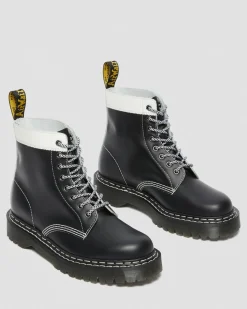 Cheap 1460 Pascal Bex Leren Contrast Veterlaarzen MENS Enkellaarzen|Veterlaarzen