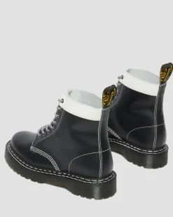 Cheap 1460 Pascal Bex Leren Contrast Veterlaarzen MENS Enkellaarzen|Veterlaarzen