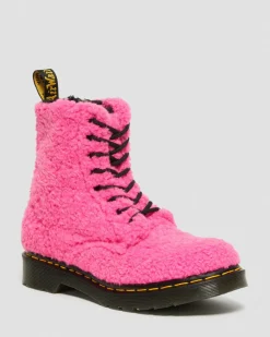 Hot 1460 Pascal Faux Shearling Laarzen WOMENS Veterlaarzen|Enkellaarzen