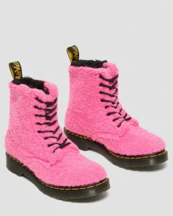 Hot 1460 Pascal Faux Shearling Laarzen WOMENS Veterlaarzen|Enkellaarzen