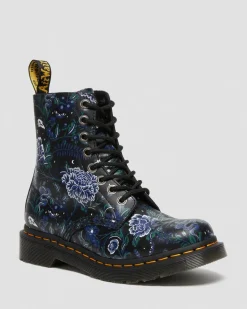 Outlet 1460 Pascal Mystiek Bloemen Veterlaarzen WOMENS Veterlaarzen|Enkellaarzen