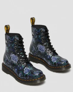 Outlet 1460 Pascal Mystiek Bloemen Veterlaarzen WOMENS Veterlaarzen|Enkellaarzen