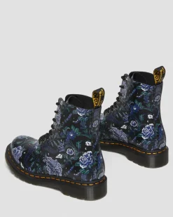 Outlet 1460 Pascal Mystiek Bloemen Veterlaarzen WOMENS Veterlaarzen|Enkellaarzen