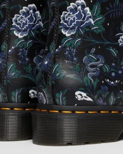 Outlet 1460 Pascal Mystiek Bloemen Veterlaarzen WOMENS Veterlaarzen|Enkellaarzen