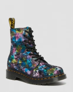Online 1460 Pascal Regenboog Suède Veterlaarzen WOMENS Dames Sale|Veterlaarzen