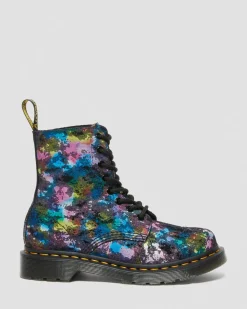 Online 1460 Pascal Regenboog Suède Veterlaarzen WOMENS Dames Sale|Veterlaarzen