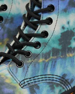 Online 1460 Pascal Tie Dye Leren Veterlaarzen WOMENS Suède|Veterlaarzen
