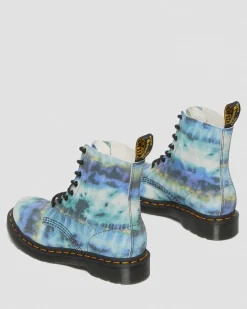 Online 1460 Pascal Tie Dye Leren Veterlaarzen WOMENS Suède|Veterlaarzen