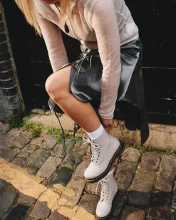Online 1460 Pascal Virginia Leren Veterlaarzen WOMENS Veterlaarzen|Enkellaarzen