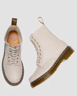 Online 1460 Pascal Virginia Leren Veterlaarzen WOMENS Veterlaarzen|Enkellaarzen