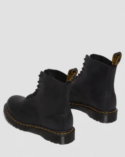 Best 1460 Pascal Waxed Volnerf Leren Veterlaarzen MENS Enkellaarzen|Veterlaarzen