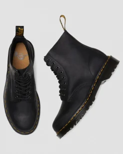 Best 1460 Pascal Waxed Volnerf Leren Veterlaarzen MENS Enkellaarzen|Veterlaarzen