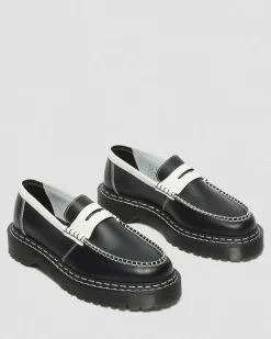 Shop Penton Bex Contrasterende Leren Loafers MENS Loafers|Schoenen