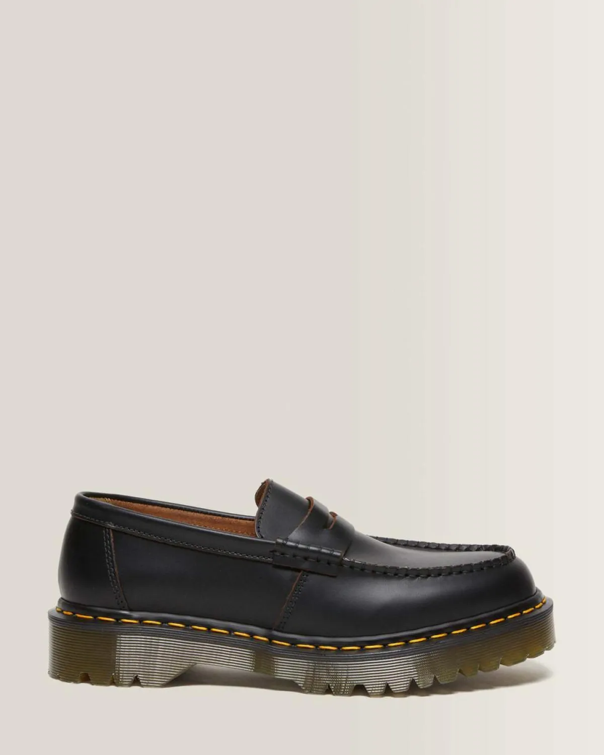 Shop Penton Bex Gele Steek Quilon Leren Loafers UNISEX Made In England|Made In England Schoenen