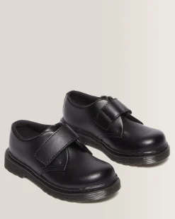 Sale Peuter Kamron Leren Velcro Oxford Schoenen met Band KIDS Meisjes Schoolschoenen|Jongens Schoolschoenen