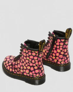 Online Peuter 1460 Luipaard Hydro Leren Veterlaarzen UNISEX Sale Voor Kinderen|Laarzen