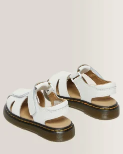 New Peuter Moby II Leren Velcro Sandalen met Riem KIDS Meisjes|Maat 22 Tot 27 - Peuter