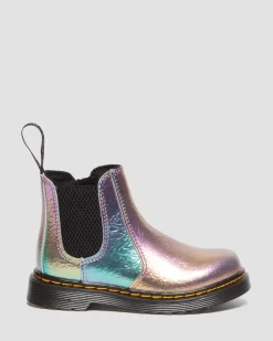 Outlet Peuter 2976 Regenboog Gekreukte Leren Chelsea Laarzen UNISEX Sale Voor Kinderen|Laarzen