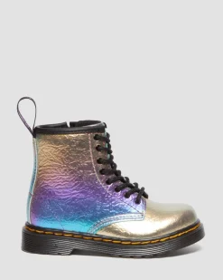 Hot Peuter 1460 Regenboog Leren Veterlaarzen UNISEX Sale Voor Kinderen|Laarzen