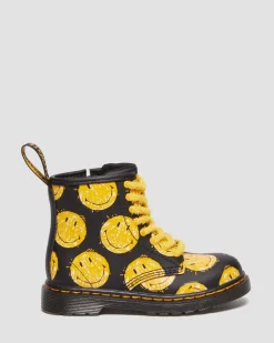 Hot Peuter 1460 SMILEY® Leren Laarzen UNISEX Sale Voor Kinderen|Laarzen