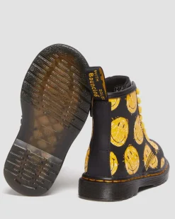 Hot Peuter 1460 SMILEY® Leren Laarzen UNISEX Sale Voor Kinderen|Laarzen