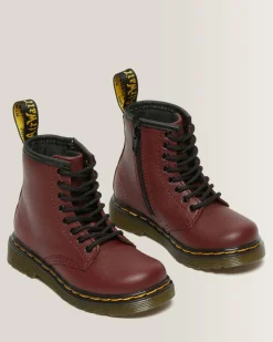 Sale Peuter 1460 Softy T Leren Veterlaarzen KIDS Meisjes Schoolschoenen|Jongens Schoolschoenen