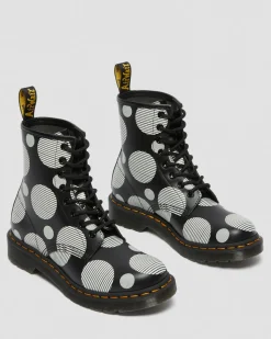 Online 1460 Polka Dot Smooth Leren Laarzen WOMENS Veterlaarzen