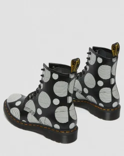 Online 1460 Polka Dot Smooth Leren Laarzen WOMENS Veterlaarzen