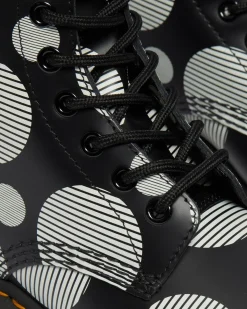 Online 1460 Polka Dot Smooth Leren Laarzen WOMENS Veterlaarzen