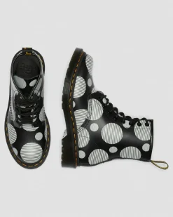 Online 1460 Polka Dot Smooth Leren Laarzen WOMENS Veterlaarzen